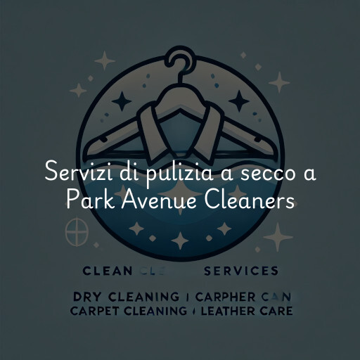 Servizi di pulizia a secco a Park Avenue Cleaners