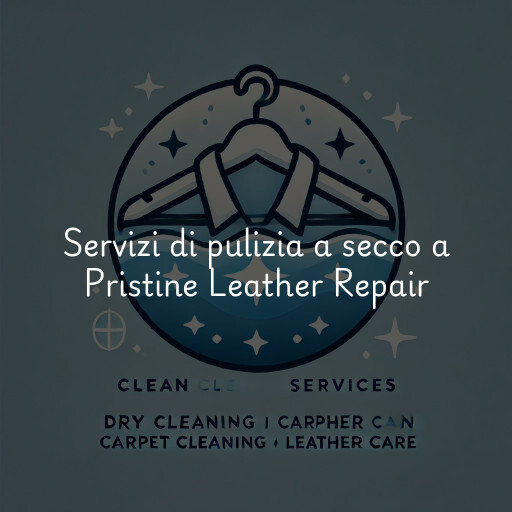 Servizi di pulizia a secco a Pristine Leather Repair