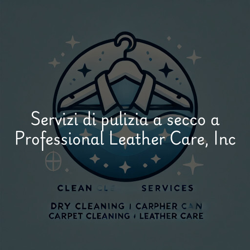 Servizi di pulizia a secco a Professional Leather Care, Inc