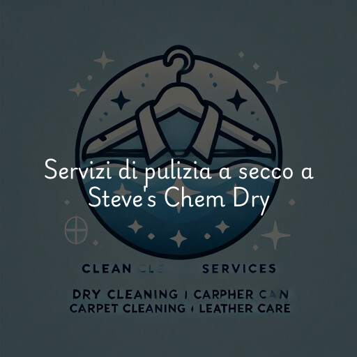 Servizi di pulizia a secco a Steve's Chem Dry