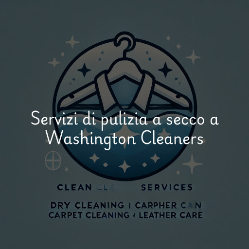 Servizi di pulizia a secco a Washington Cleaners