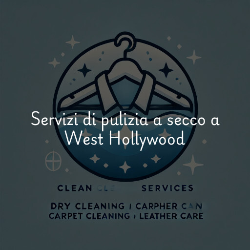 Servizi di pulizia a secco a West Hollywood