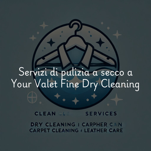 Servizi di pulizia a secco a Your Valet Fine Dry Cleaning